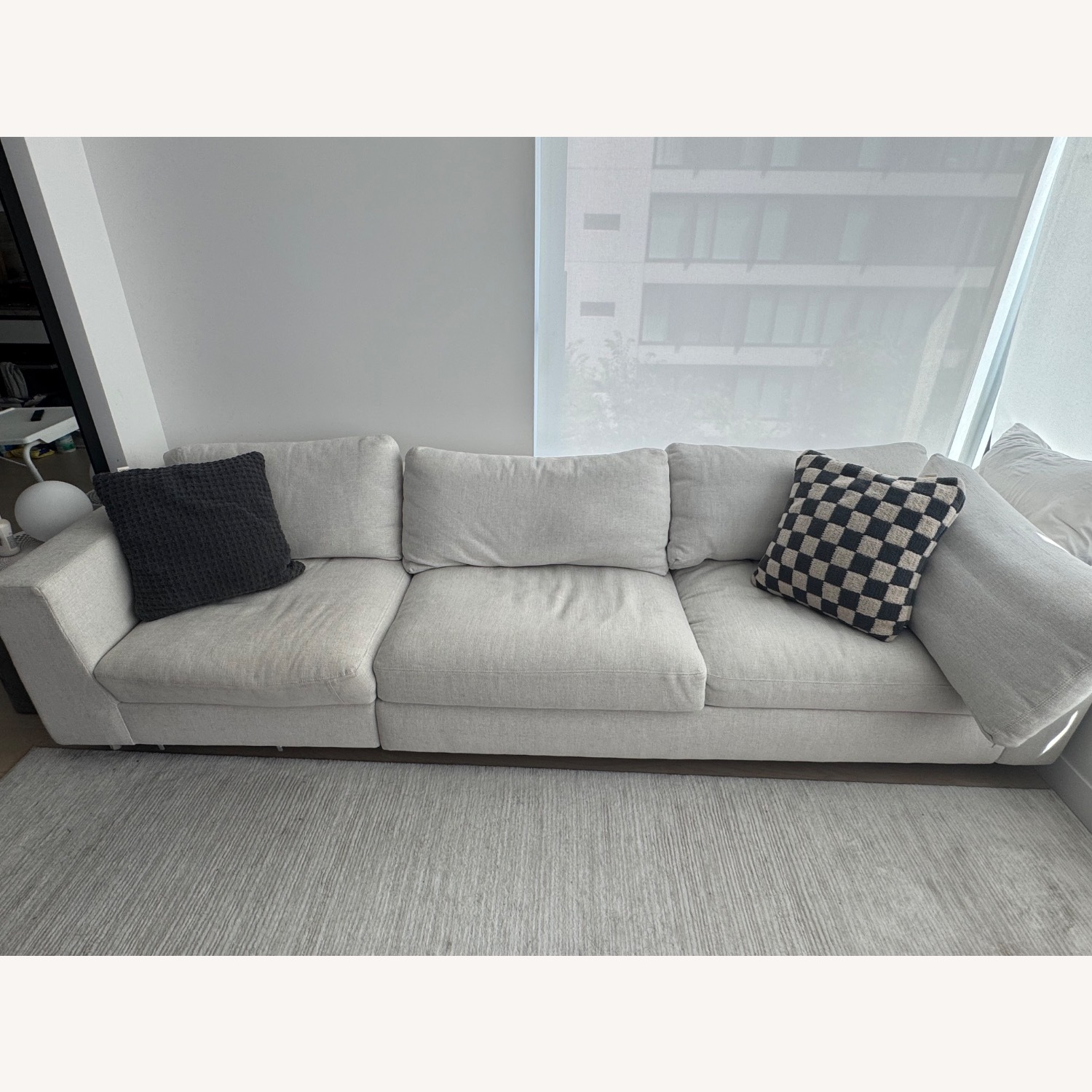 Design Within Reach Light Gray 3+ Seater Sofa - image-3
