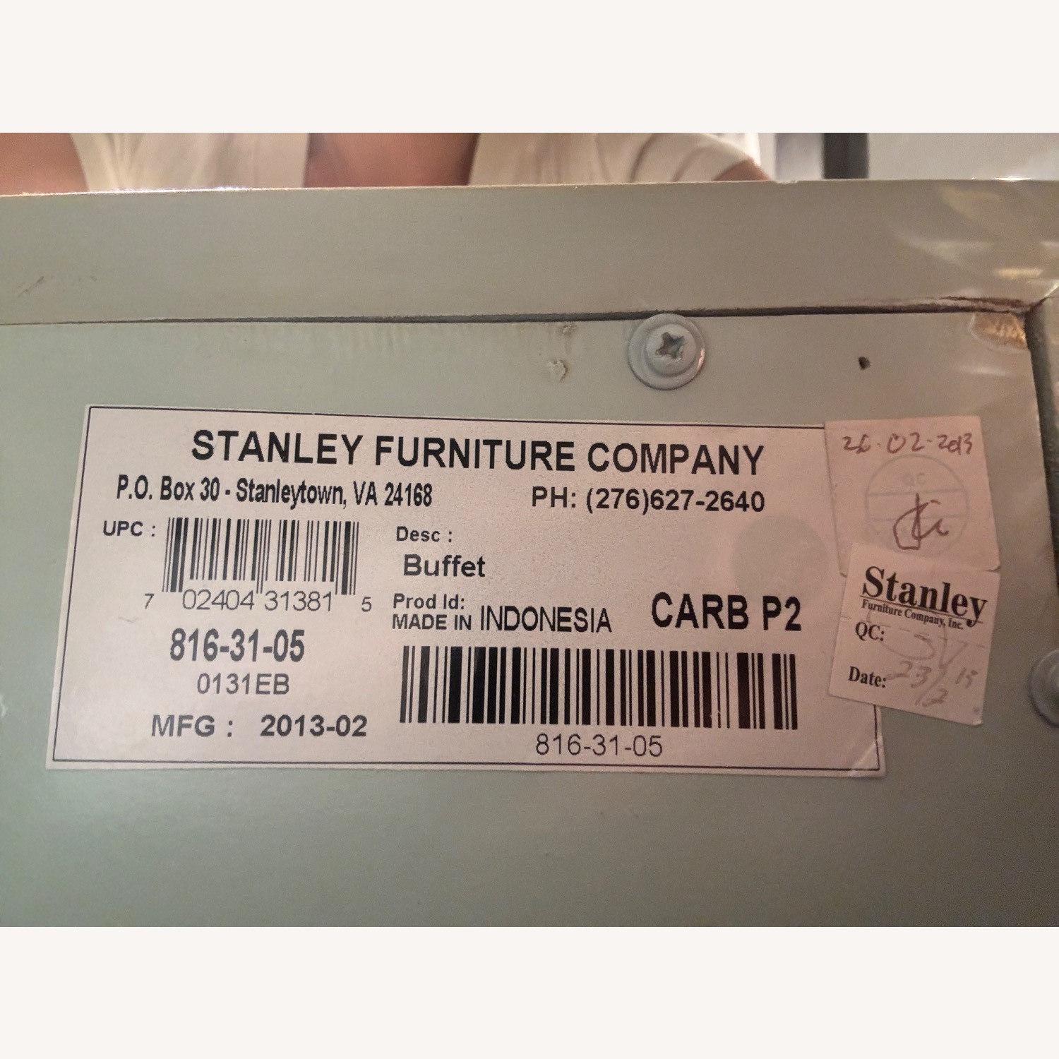Stanley Furniture Continuum Sideboard Sage Green - image-3