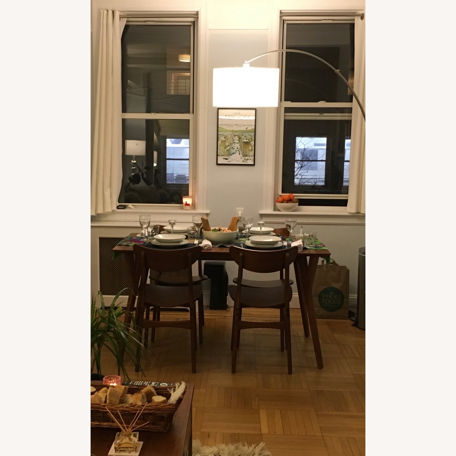 West Elm Mid-Century Extendable Table in Walnut  - image-1