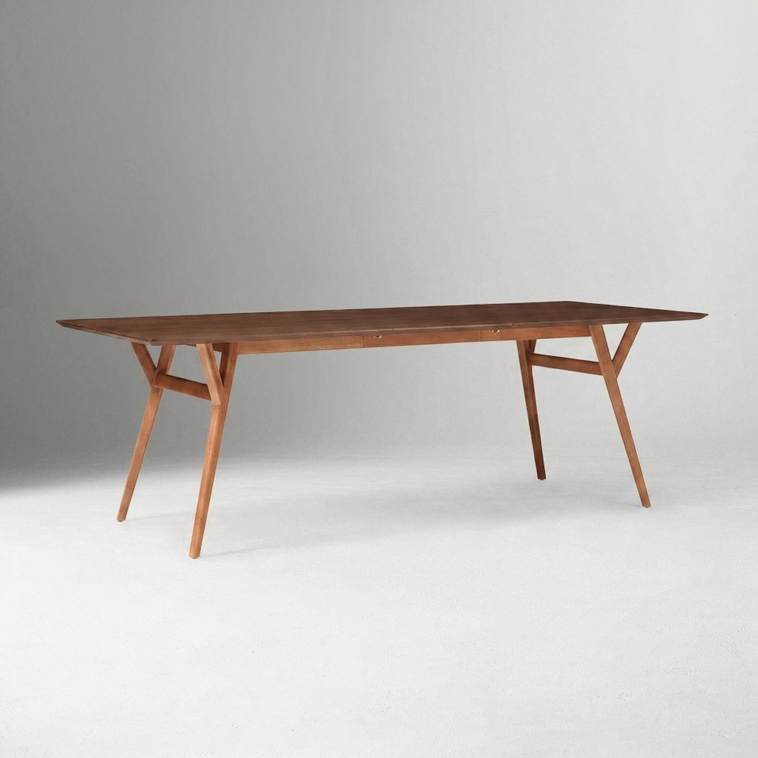 West Elm Mid-Century Extendable Table in Walnut  - image-7