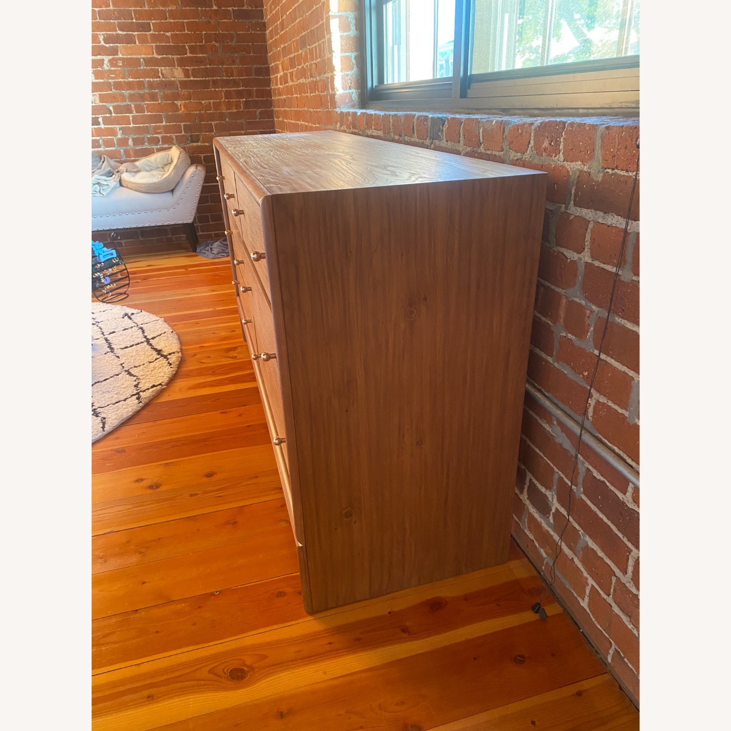 West Elm Light Brown Wood Dresser - image-2