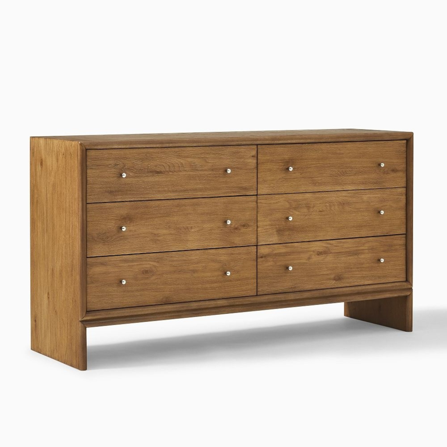 West Elm Light Brown Wood Dresser - image-5