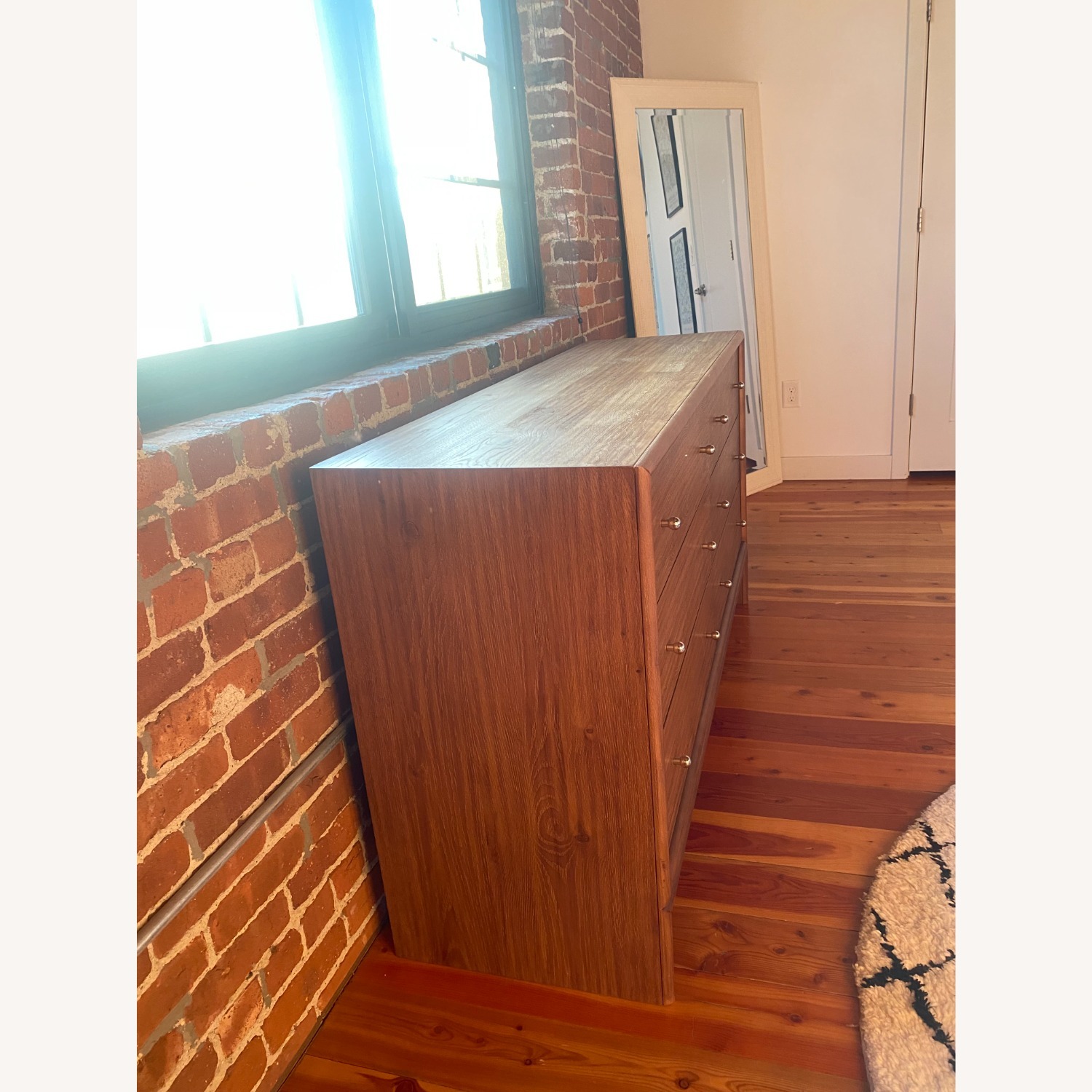 West Elm Light Brown Wood Dresser - image-3