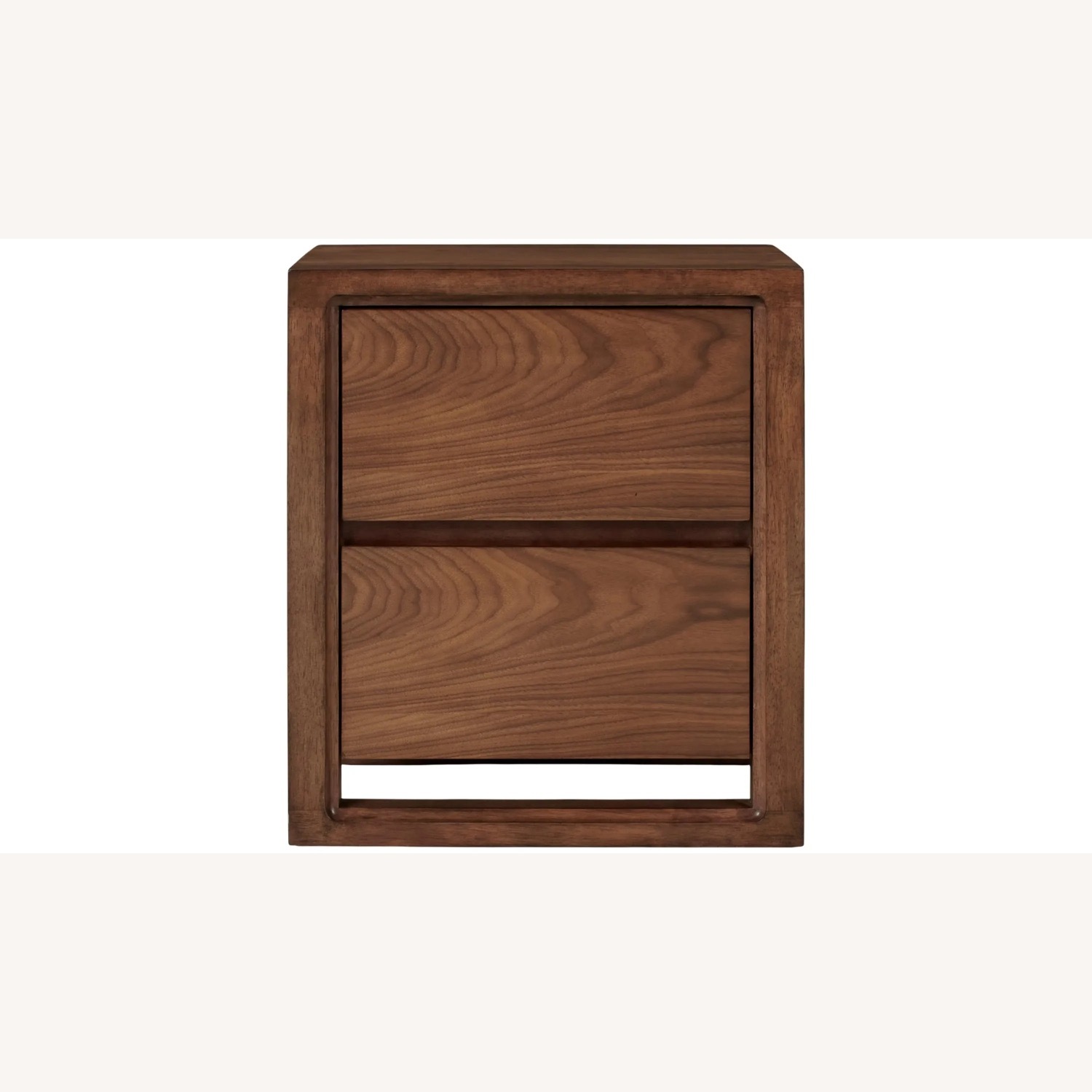 Raymour & Flanigan Dark Brown Wood Nightstands - image-1