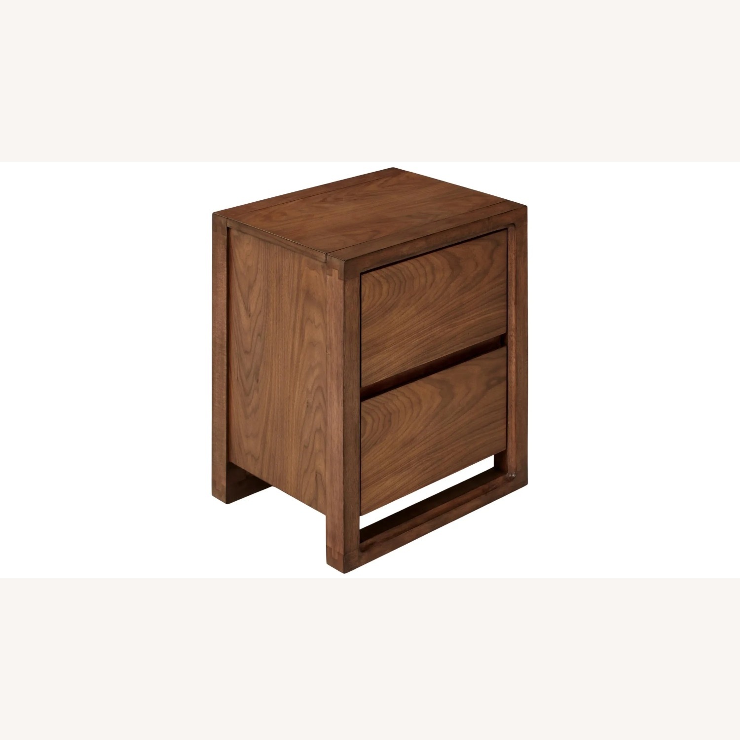 Raymour & Flanigan Dark Brown Wood Nightstands - image-2