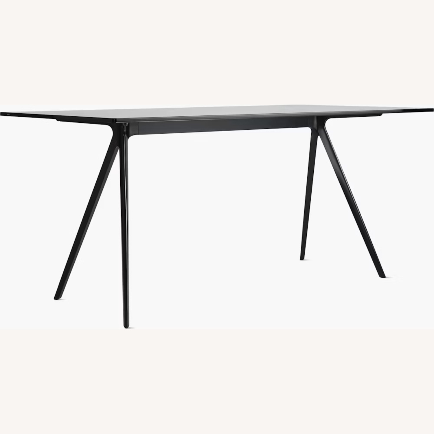 Design Within Reach Black Glass Dining Table - image-8