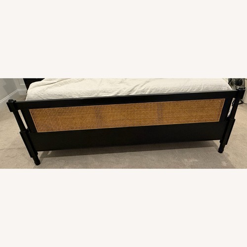 Used Ballard Designs Villandry Black King Bed for sale on AptDeco