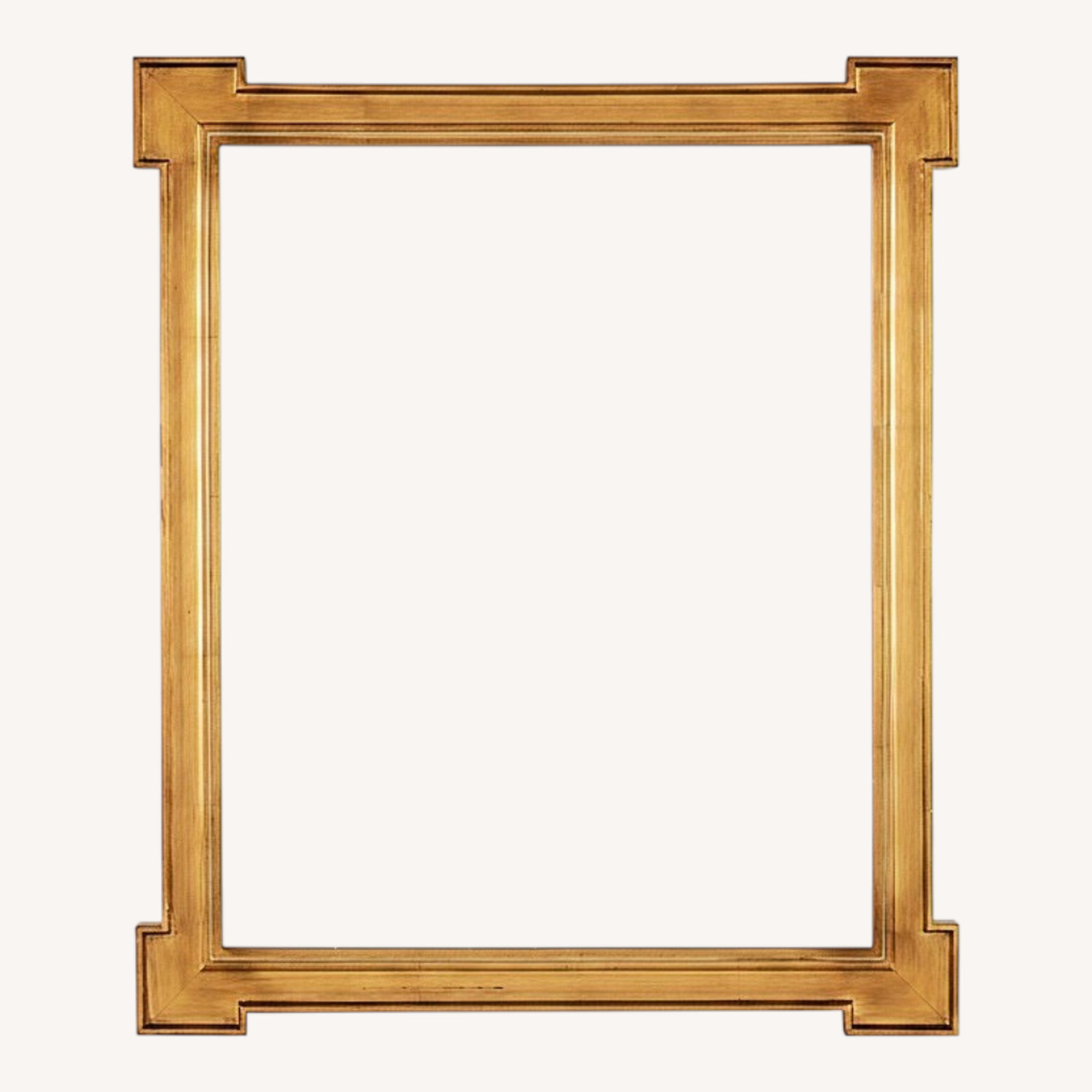 Ballard Designs Carlotta Gold Floor Mirror - image-0