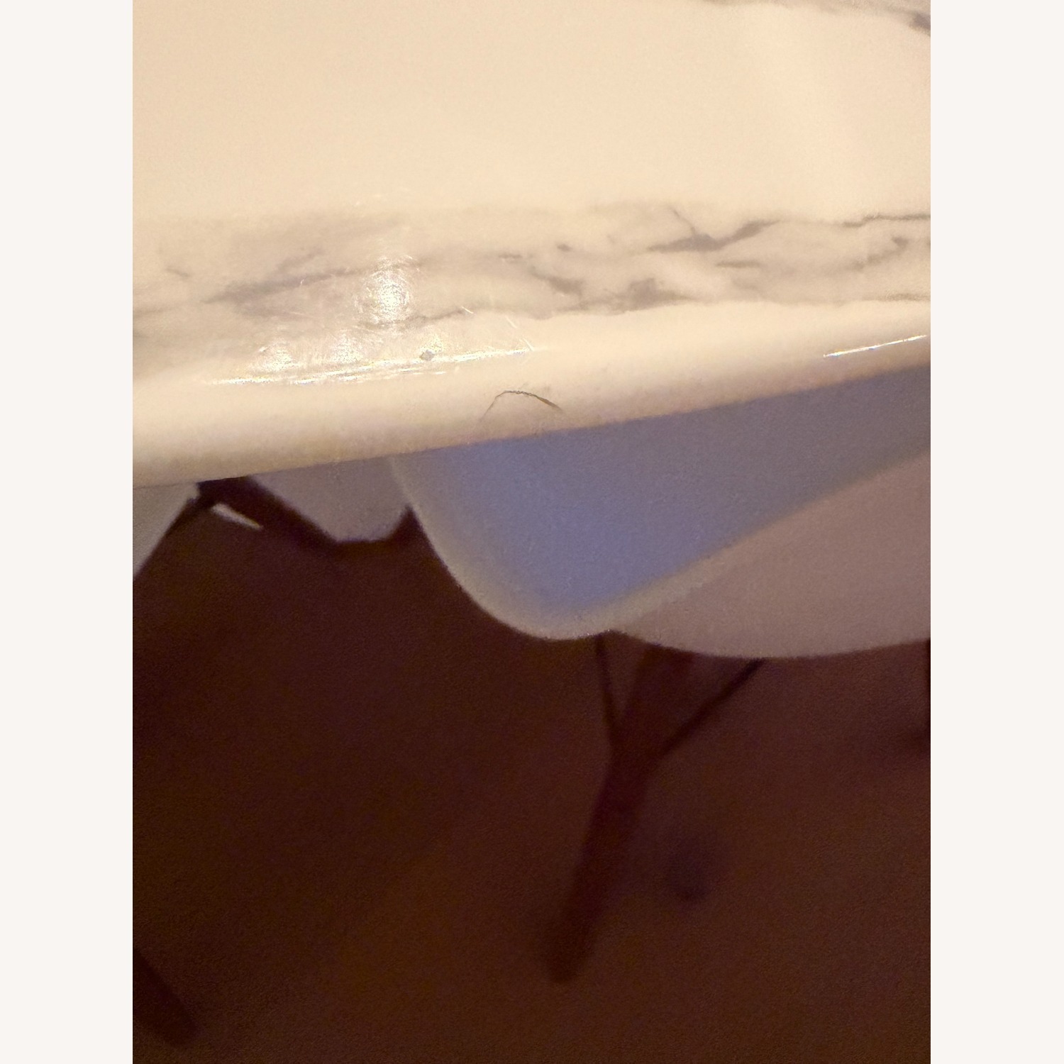 Modway Lippa Faux Marble White 54" Dining Table - image-4