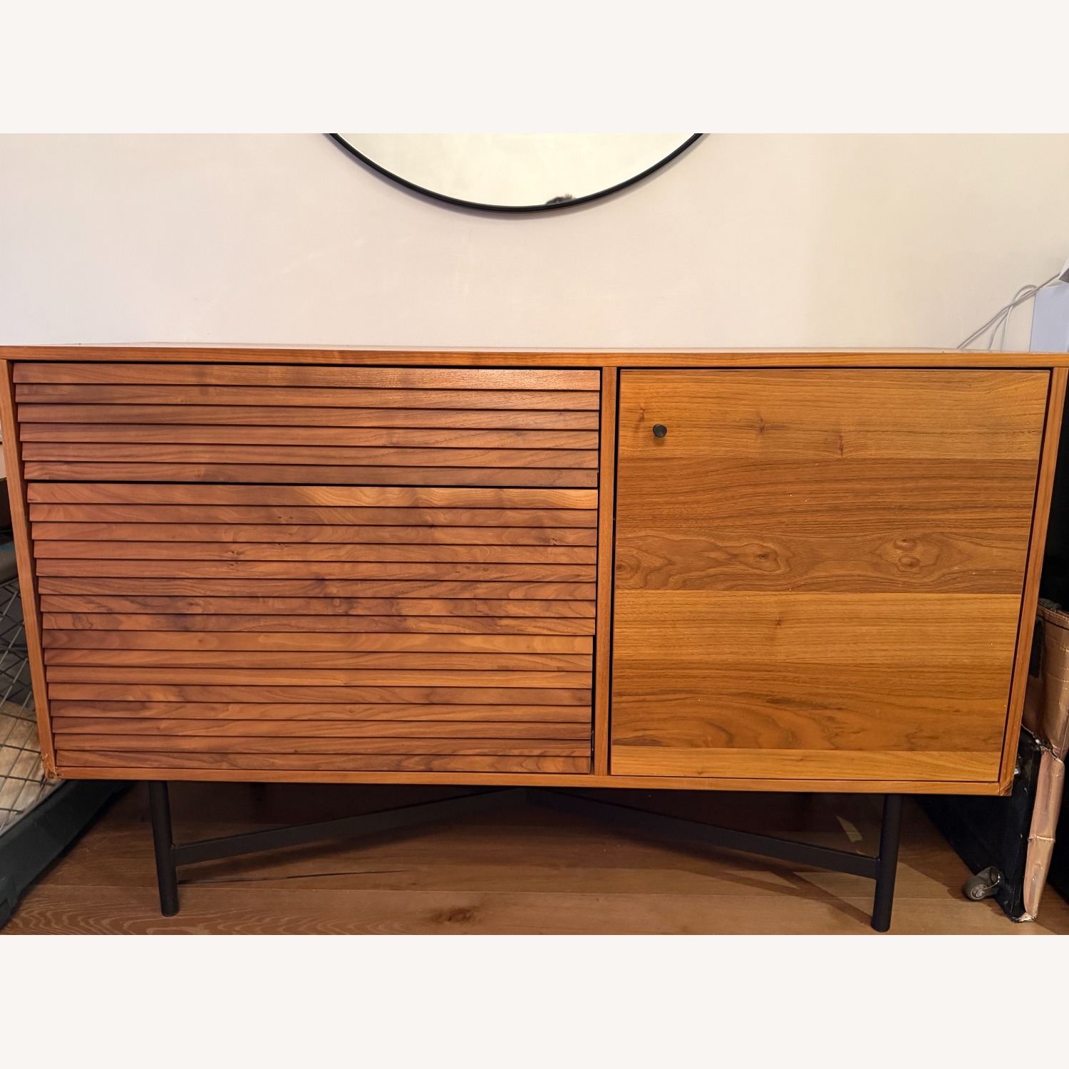 Room & Board Adrian Walnut Storage Unit Sideboard - image-2