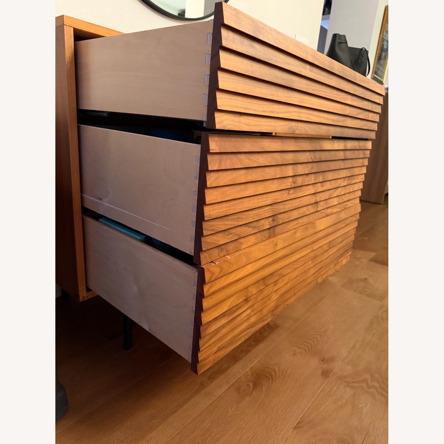Room & Board Adrian Walnut Storage Unit Sideboard - image-4