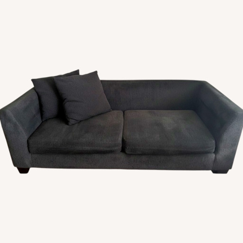 Used Contemporary Dark Gray Loveseat for sale on AptDeco