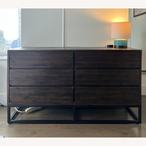 Used West Elm Logan Industrial 6-Drawer Dresser for sale on AptDeco