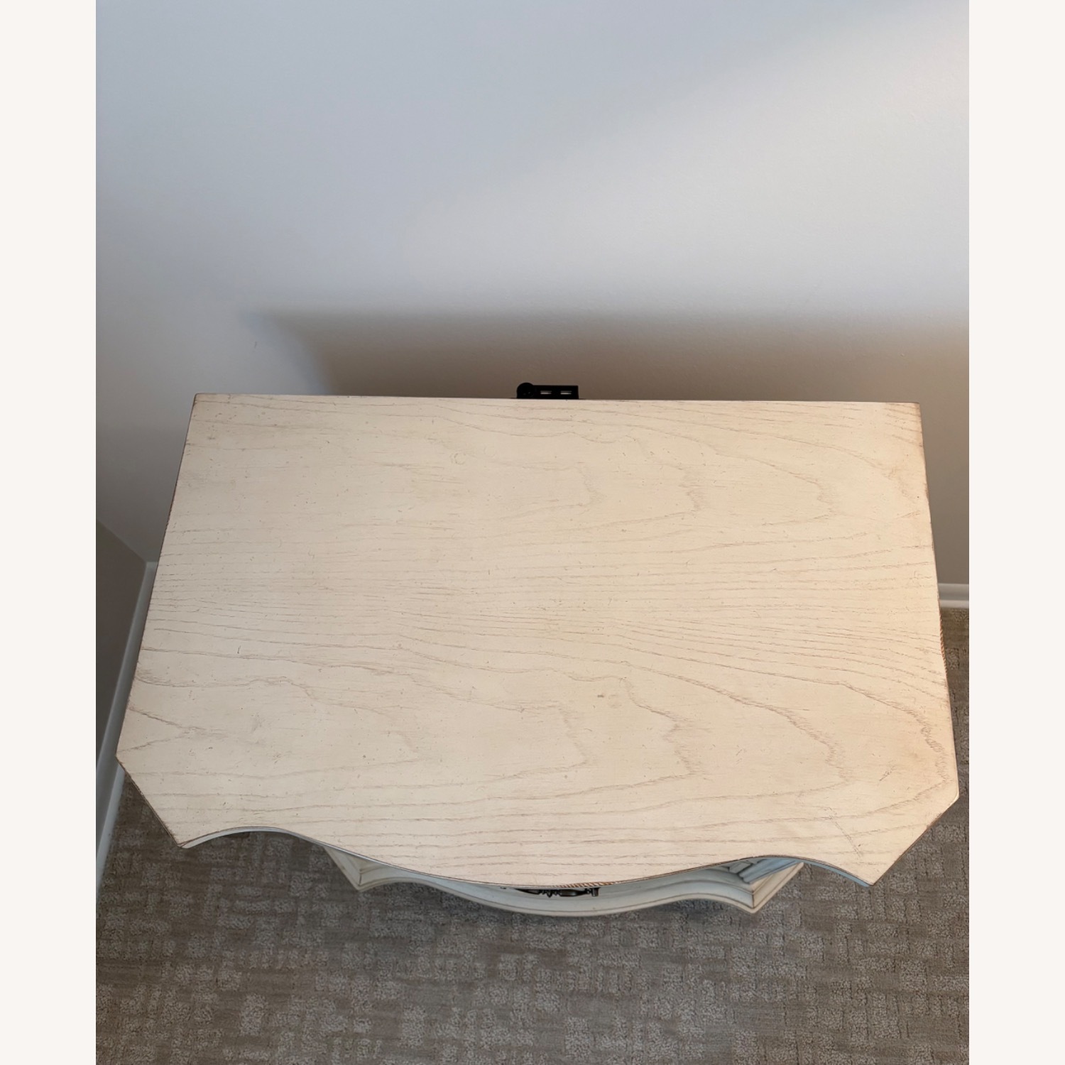 Bisque 3 Drawer Nightstand - image-4