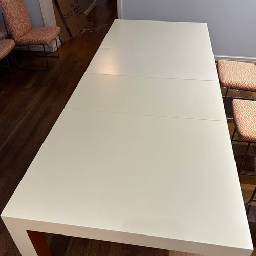Used Milo Baughman White Dining Table for sale on AptDeco