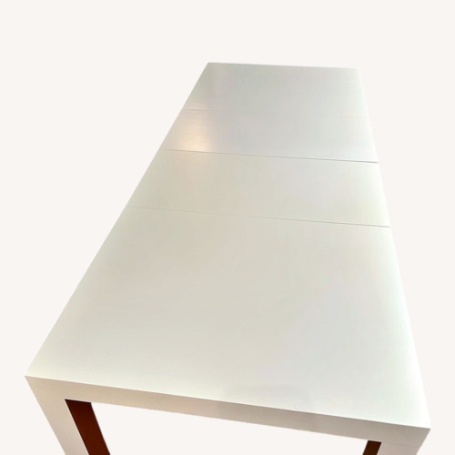 Used Milo Baughman White Dining Table for sale on AptDeco