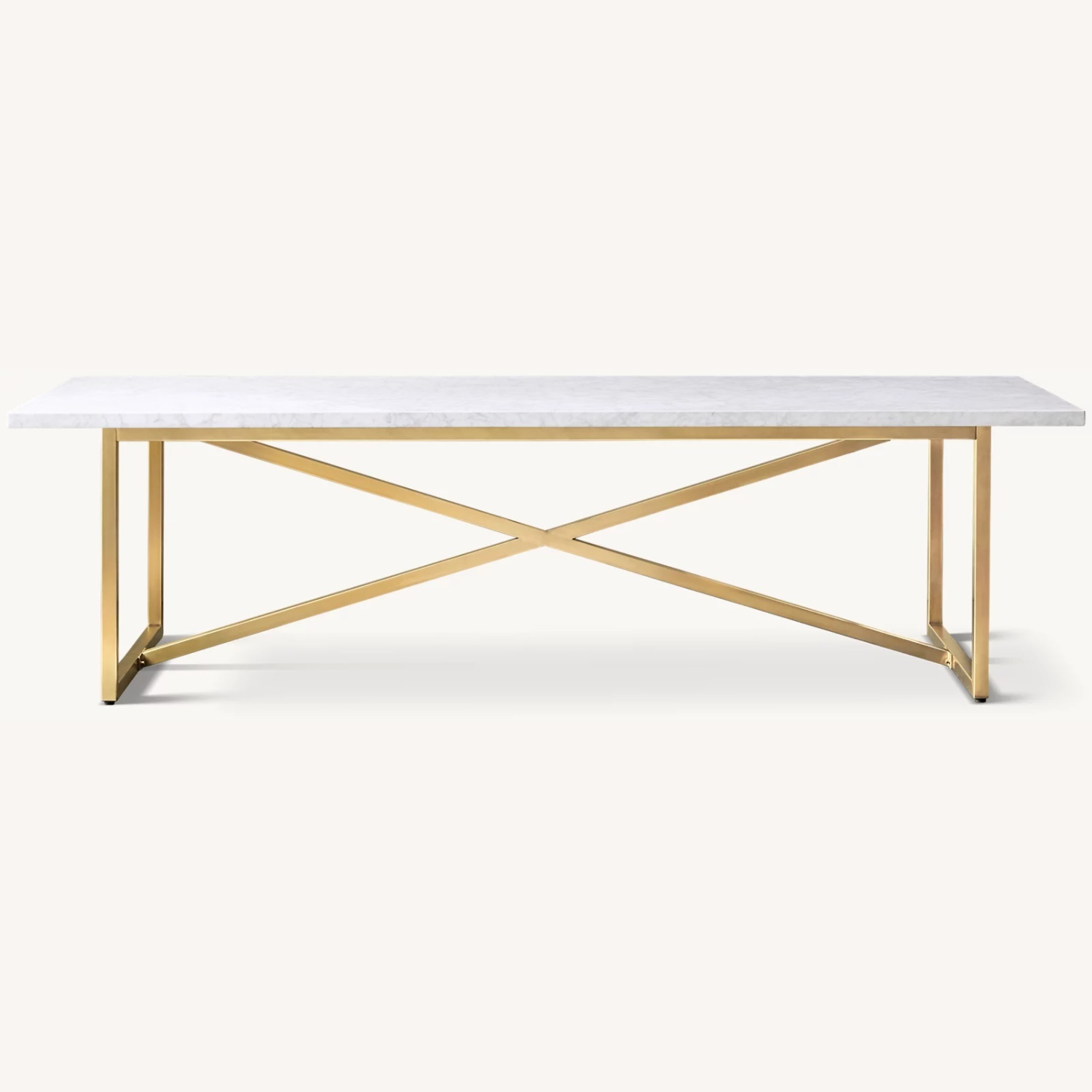 Restoration Hardware Torano Marble Rectangular Dining Table 96" - image-6