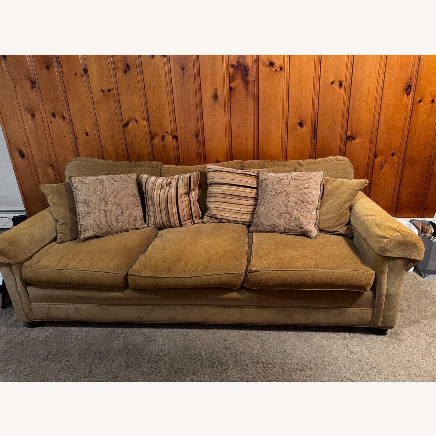 Restoration Hardware Lancaster 3 Cushion Sofa - image-2