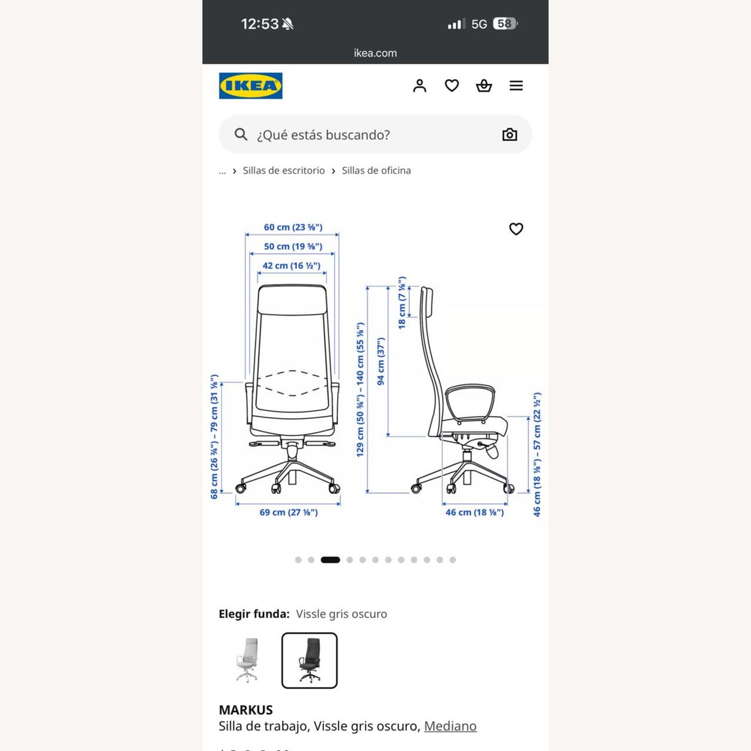 IKEA MARKUS Office Chair - image-3
