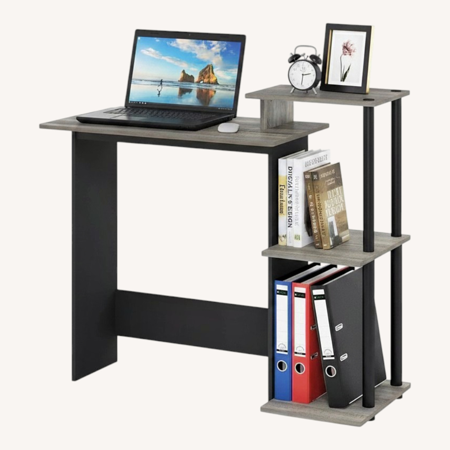 Furinno EFFICIENT Desk, 28.6" Wide Gaming Desk - image-0