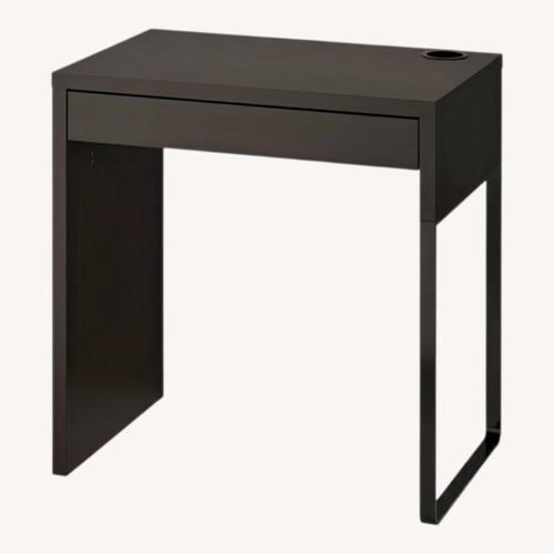 Used IKEA Micke Black Wood Desk for sale on AptDeco