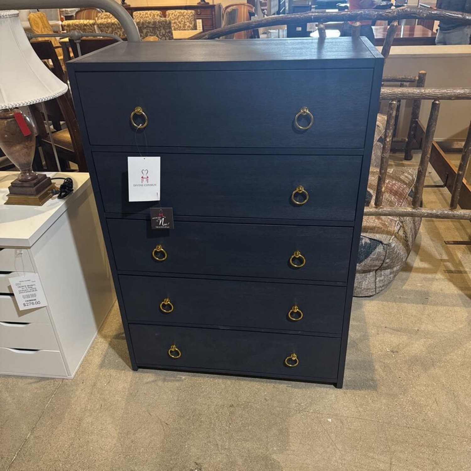 Lark Tall 5-Drawer Dresser - image-2