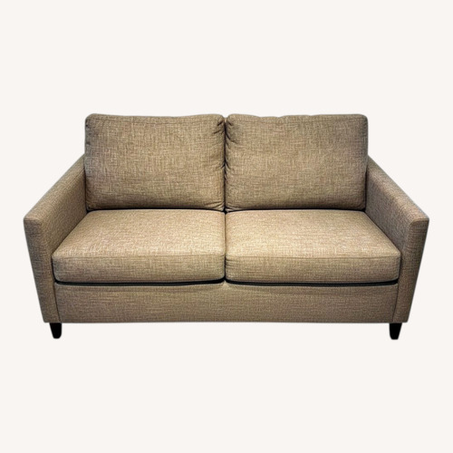 Used Performance Fabric Track-Arm Sleeper Loveseat for sale on AptDeco