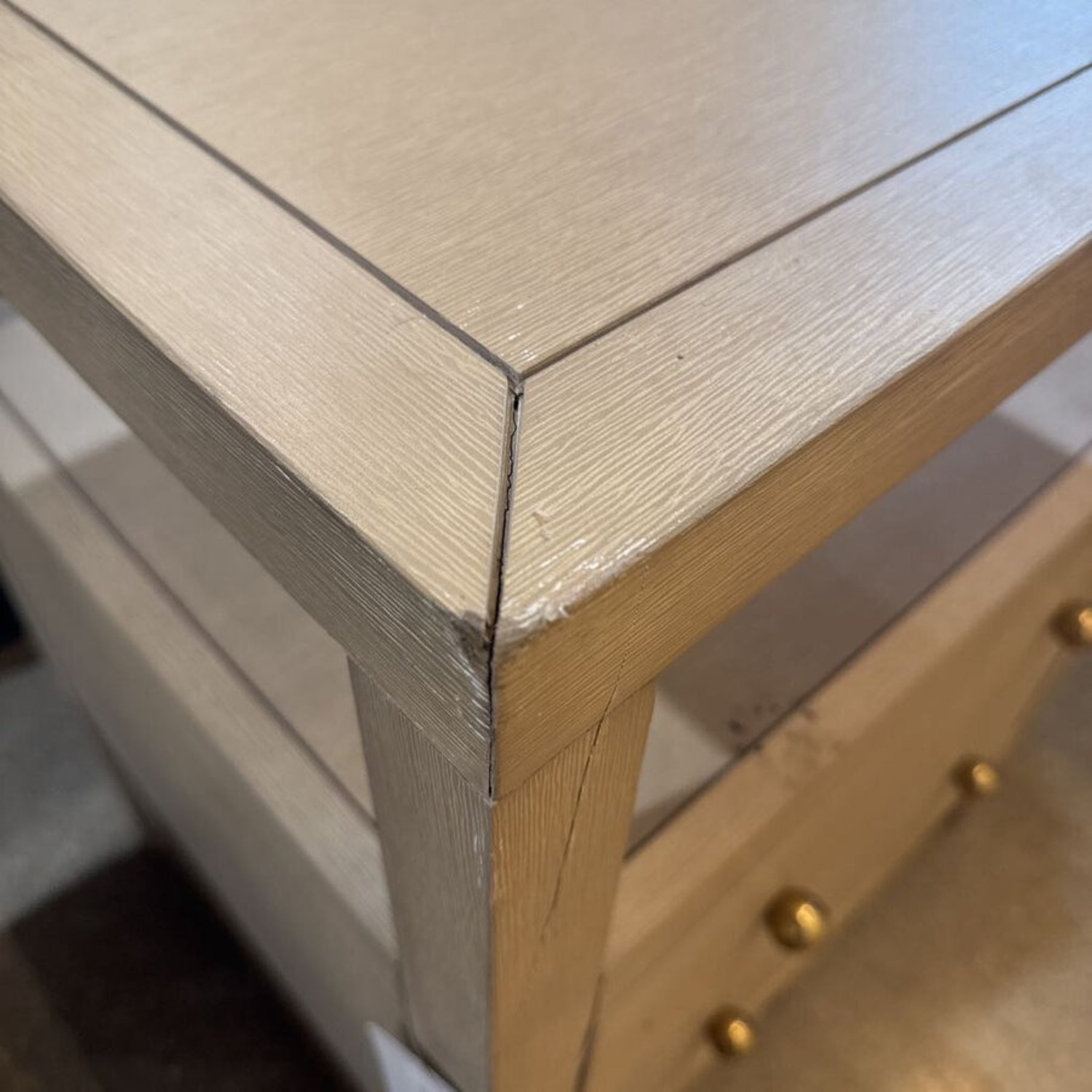 Celine 2-Drawer Nightstand Light Ash/Gold - image-6