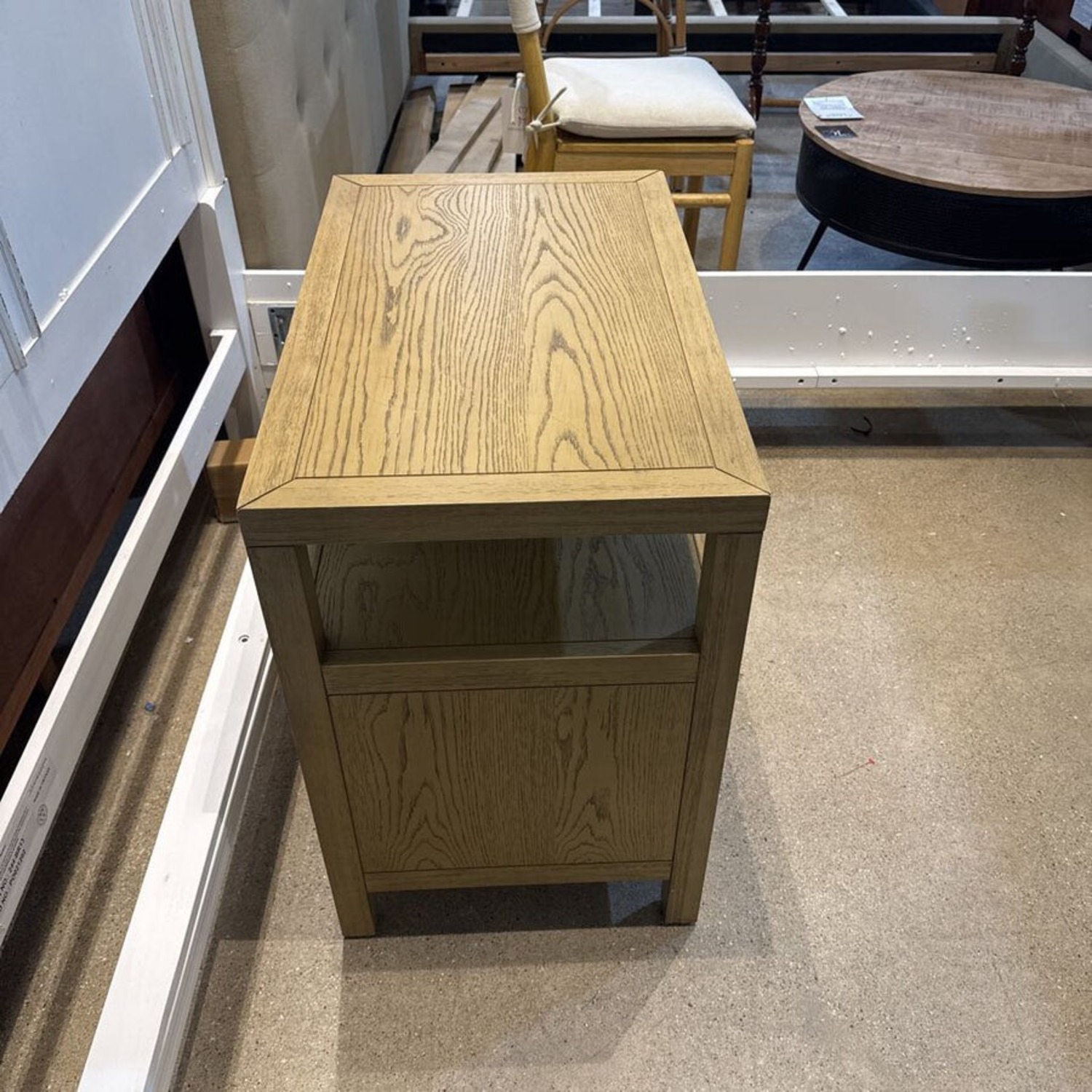 Celine 2-Drawer Nightstand Taupe/Gold  - image-2