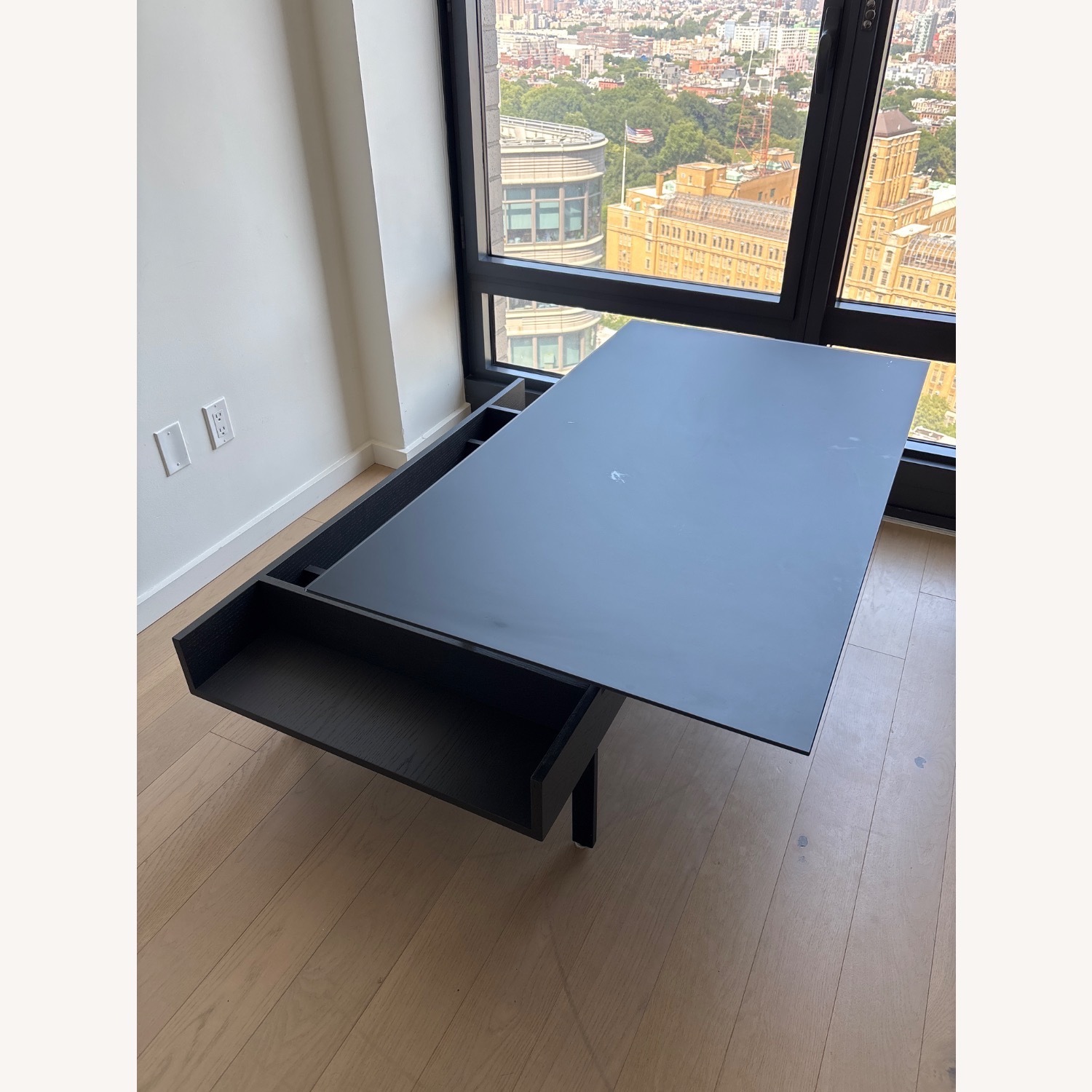 BDI Glass Lift-Top Coffee Table (Black) - image-3