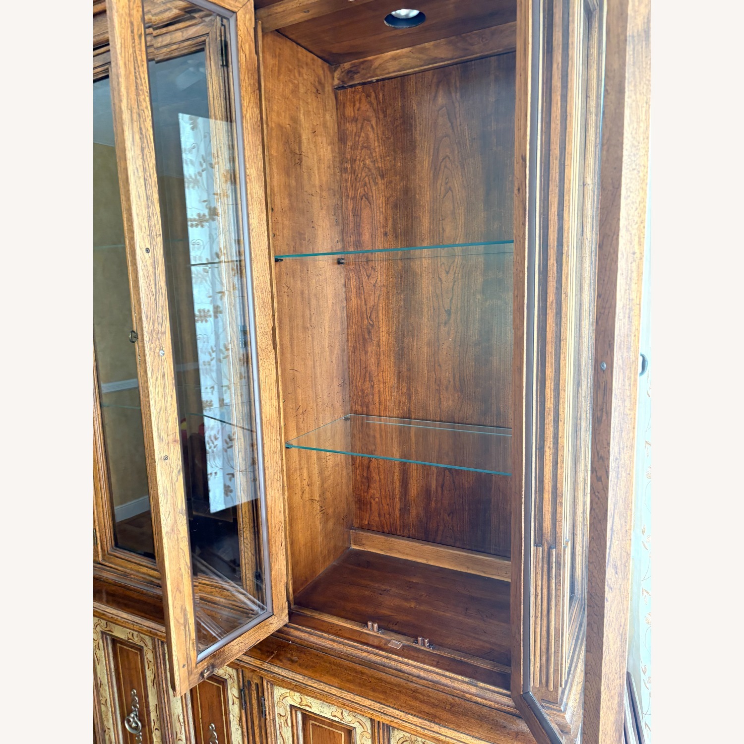 Drexel Martinsville Dark Brown Wood Wall Unit - image-4