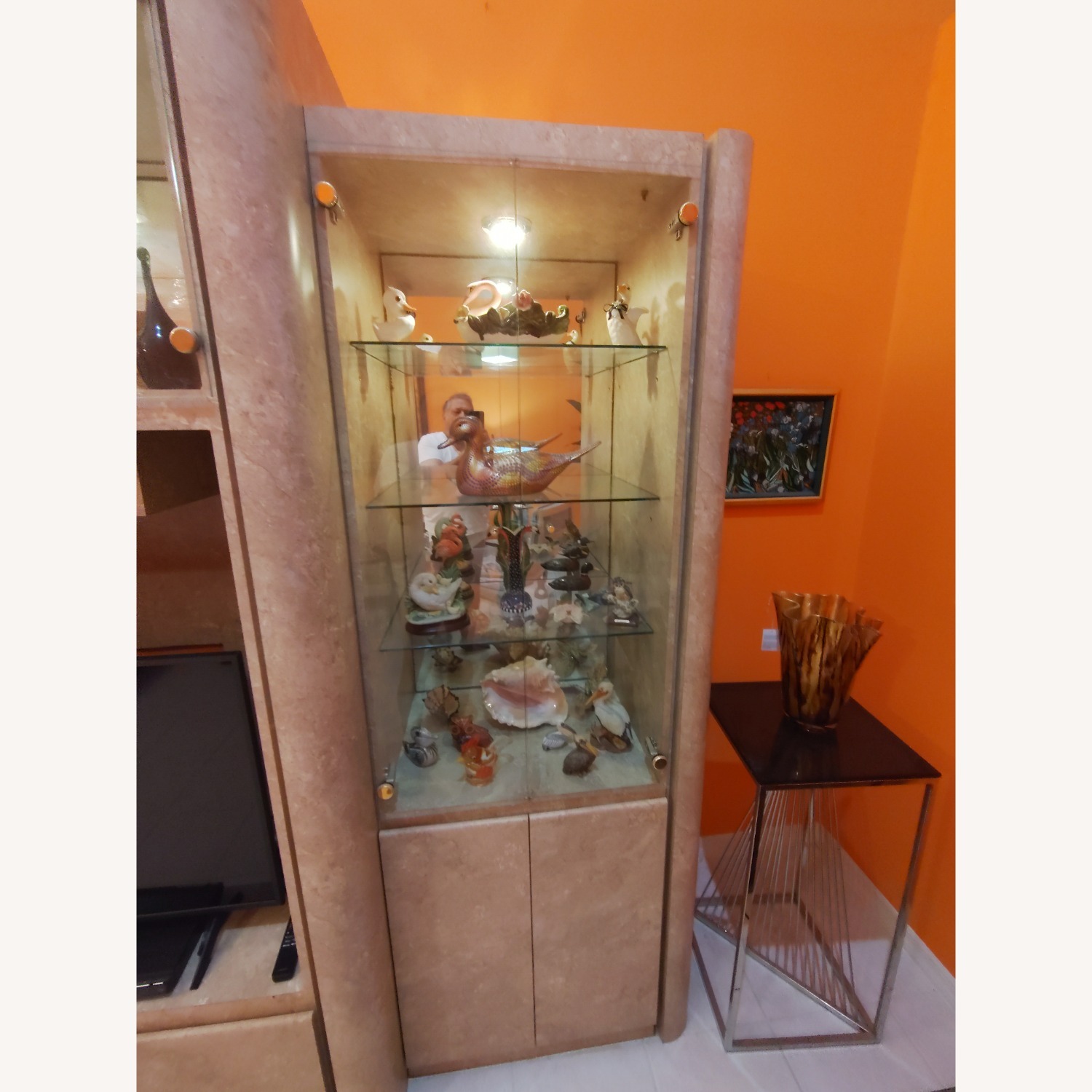 Custom Built Wood Wall Unit - image-4
