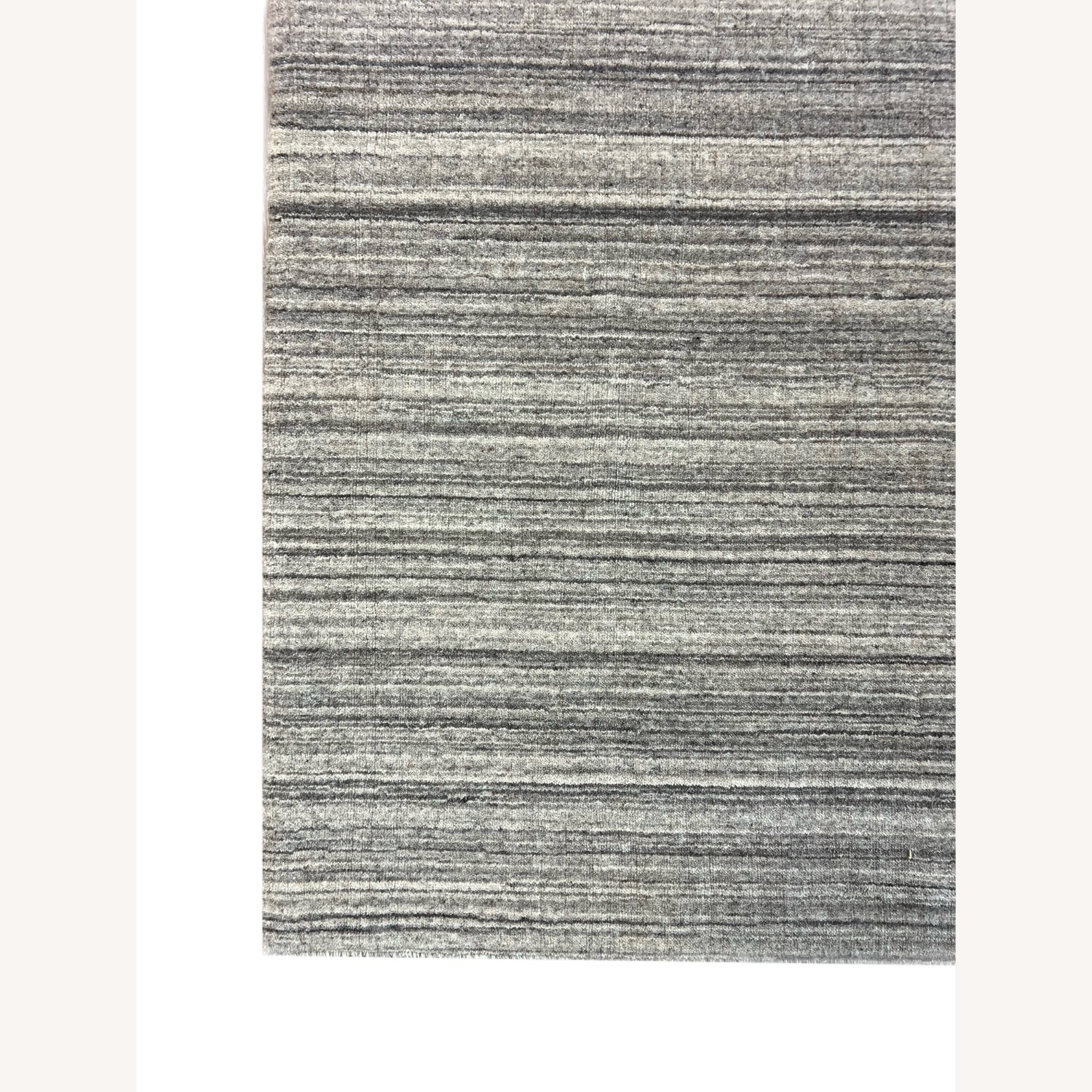 Light Gray Wool Area Rug 8' x 8' - image-2