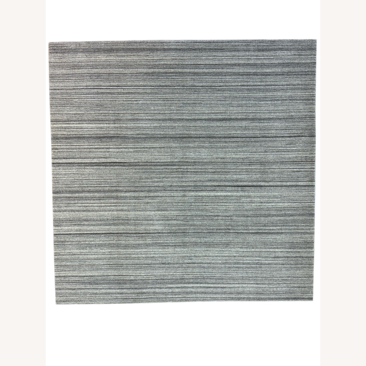 Light Gray Wool Area Rug 8' x 8' - image-1