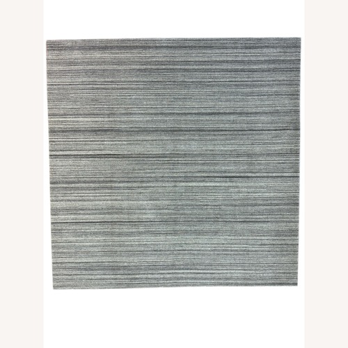 Used Light Gray Wool Area Rug 8' x 8' for sale on AptDeco