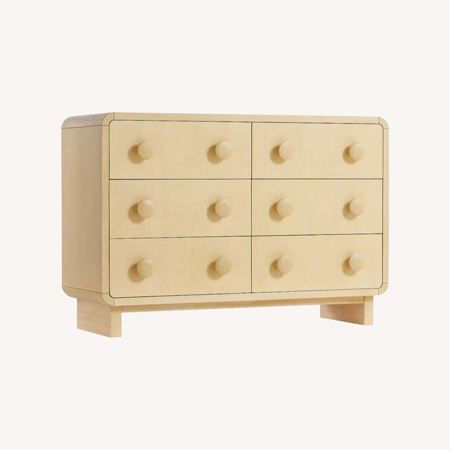 Crate & Kids Steamer Lane 6-Drawer Natural Wood Dresser - image-9