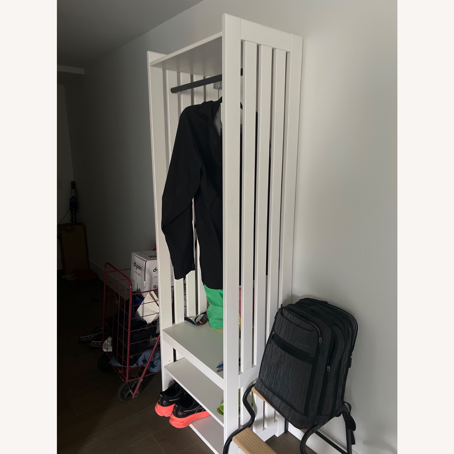 IKEA PANGET Coat Rack with Shoe Storage Unit - image-3