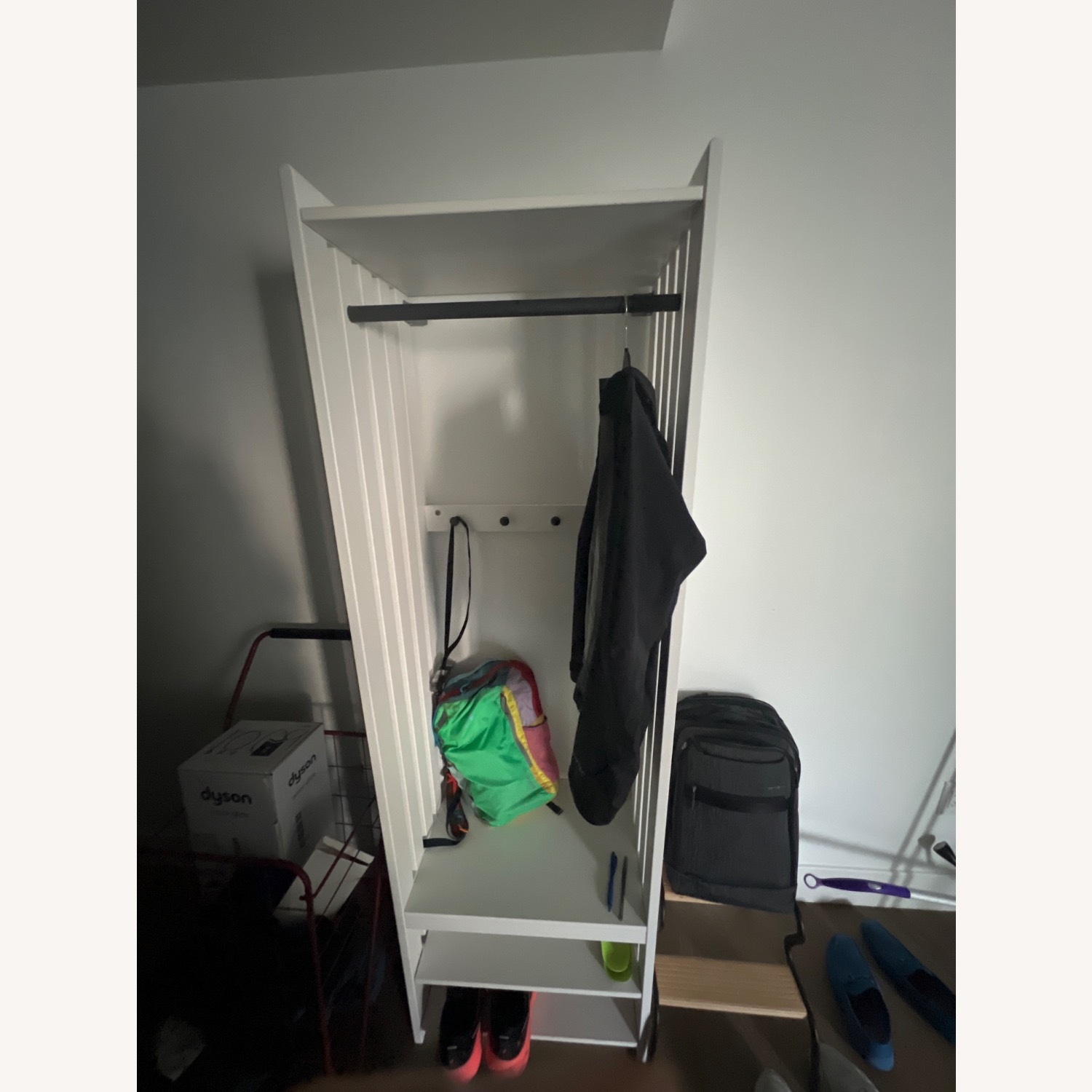 IKEA PANGET Coat Rack with Shoe Storage Unit - image-4