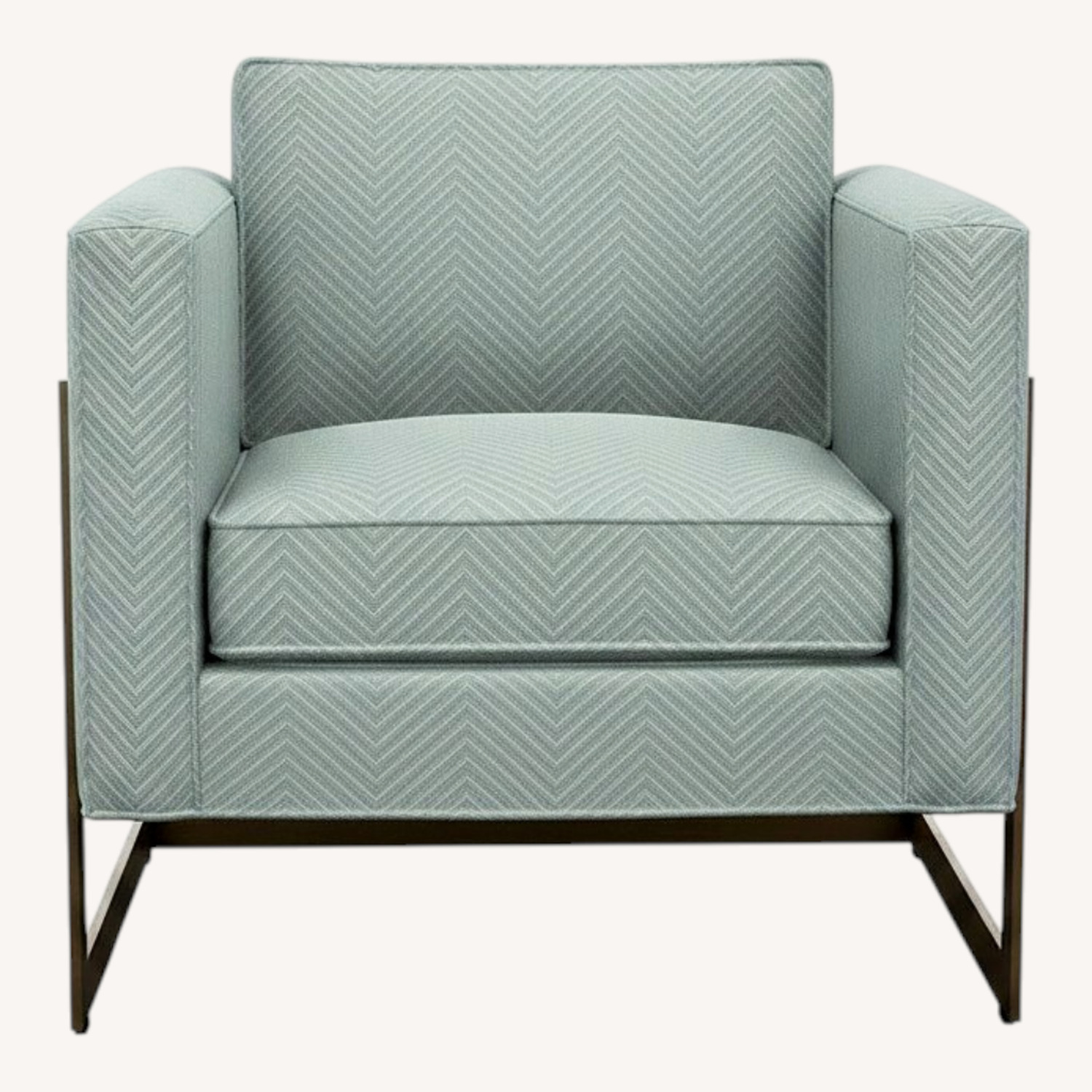 Lexington Furniture Light Gray Fabric Armchair - image-0