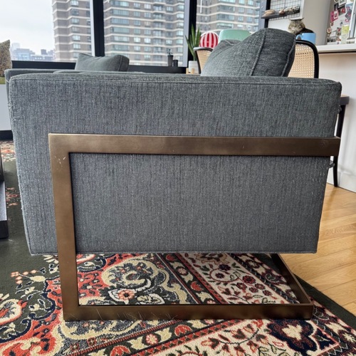 Used Lexington Furniture Light Gray Fabric Armchair for sale on AptDeco