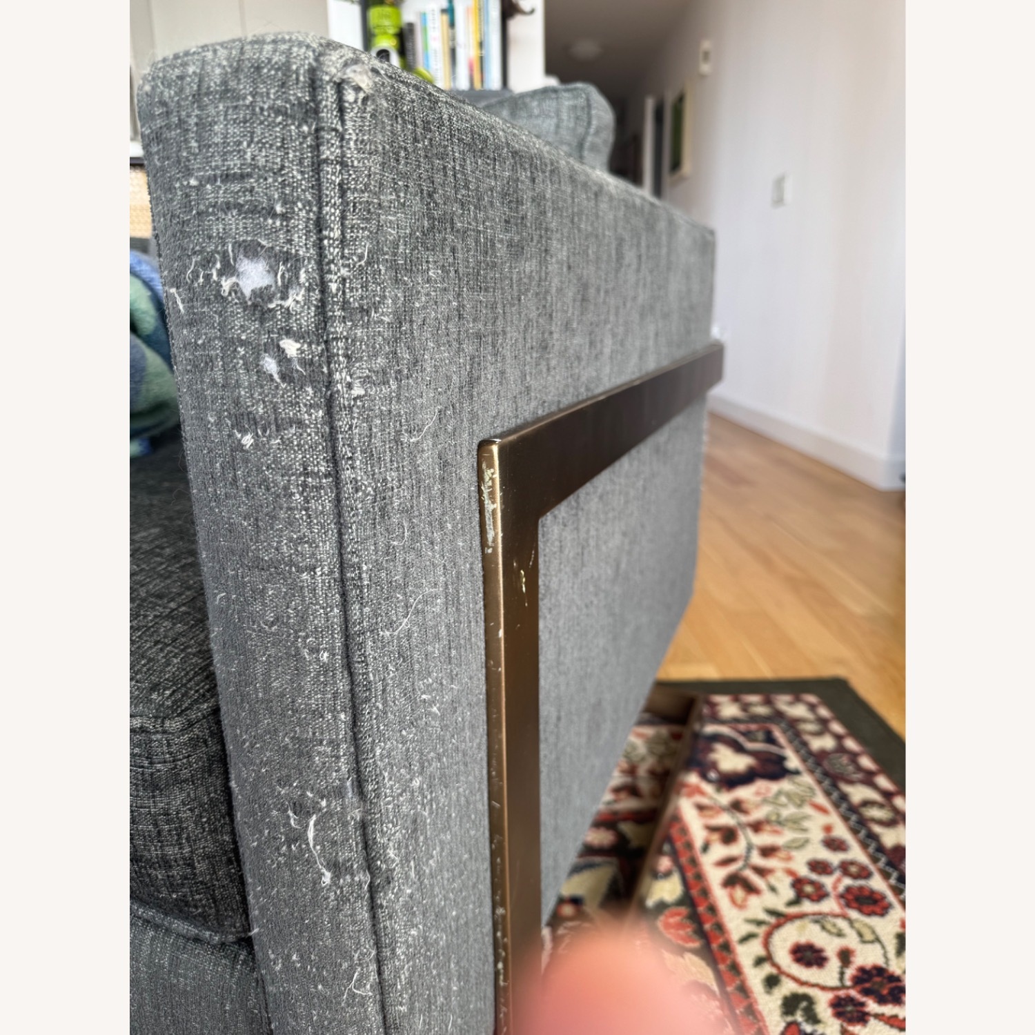 Lexington Furniture Light Gray Fabric Armchair - image-7