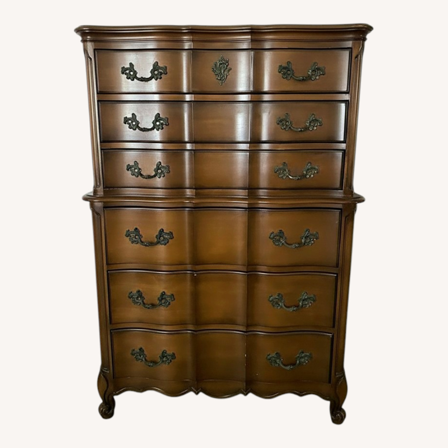 Vintage/Antique Natural Wood Chest - image-0