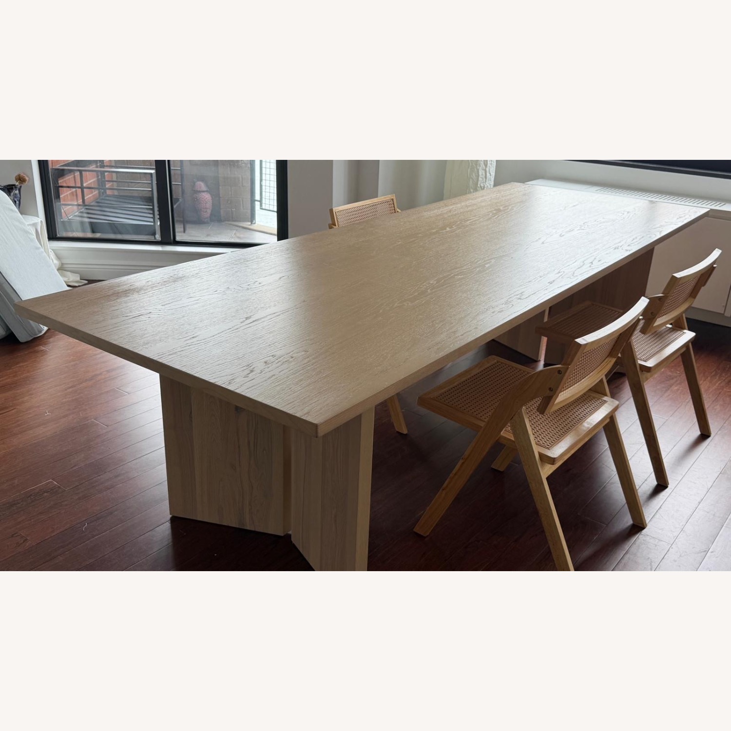 West Elm Bowman Dining Table 112" - image-2