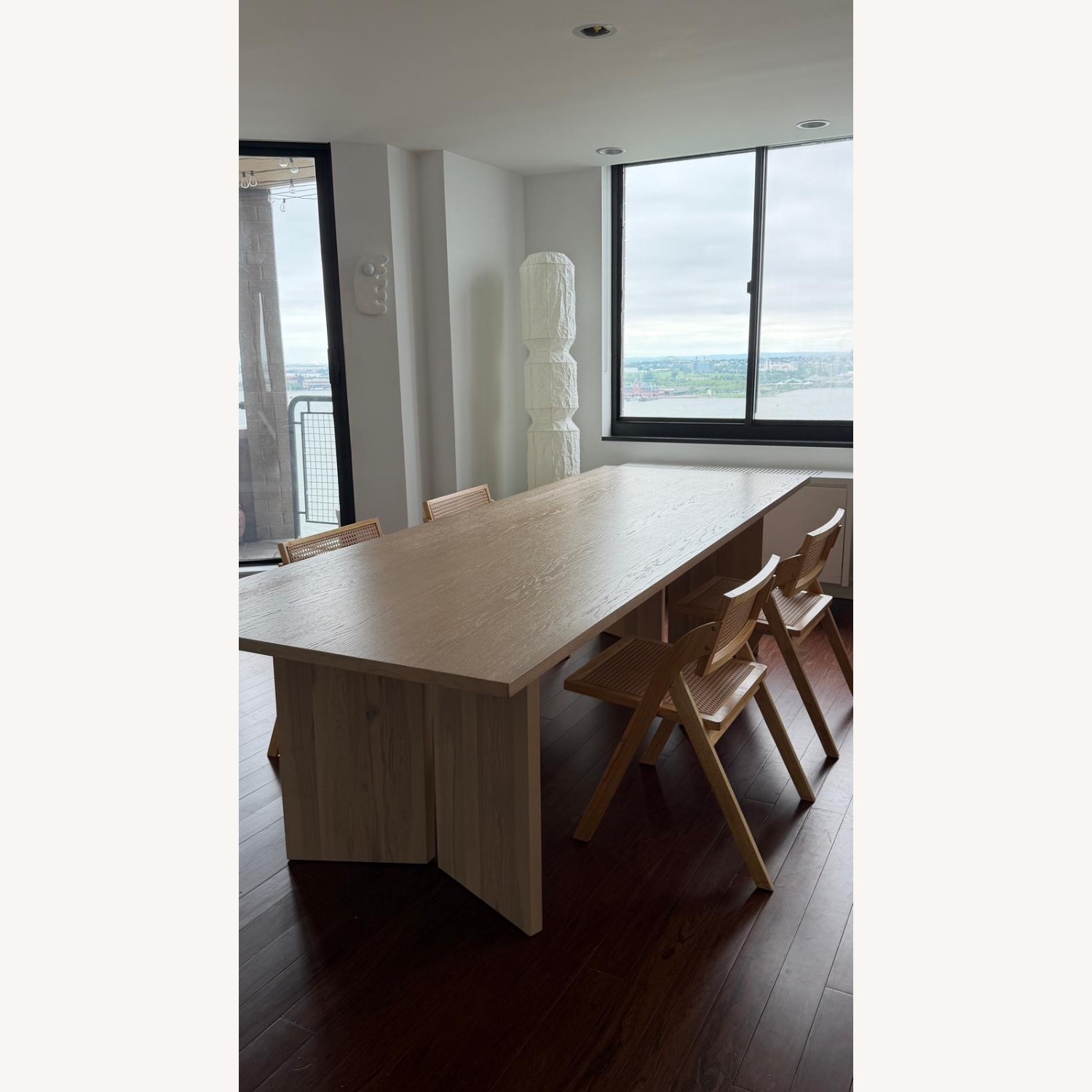 West Elm Bowman Dining Table 112" - image-3