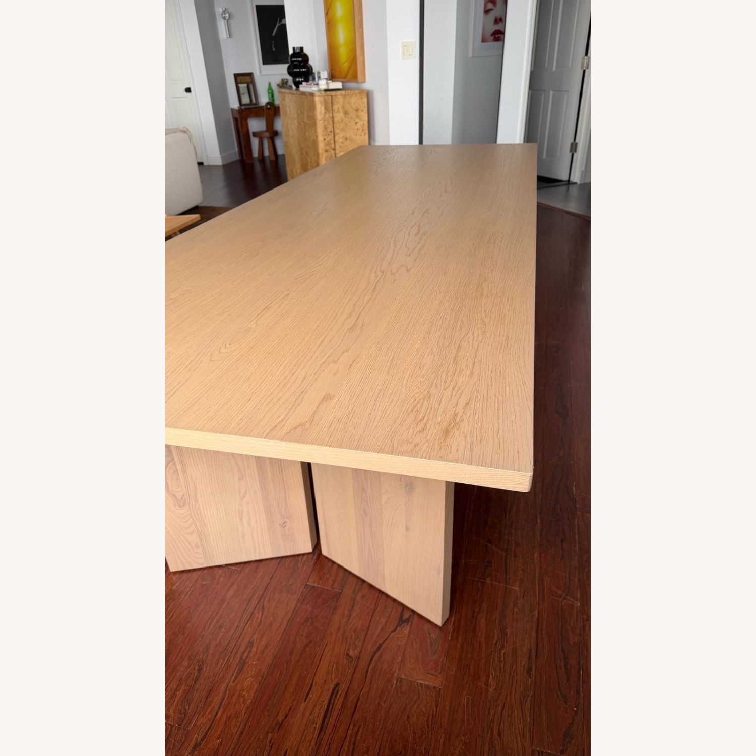 West Elm Bowman Dining Table 112" - image-4