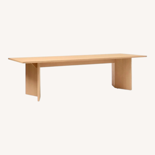 Used West Elm Bowman Dining Table 112" for sale on AptDeco