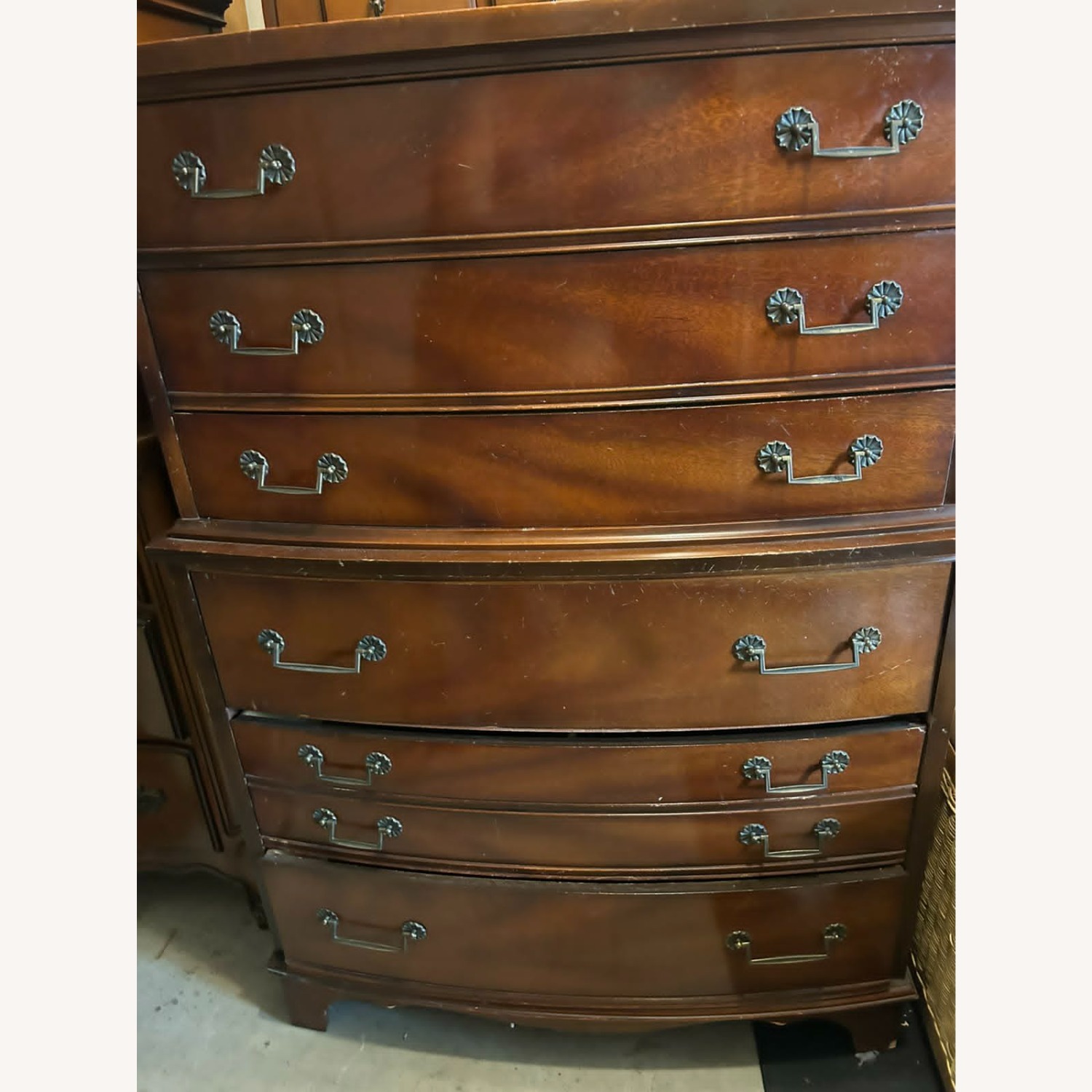 Vintage/Antique Natural Wood Chest - image-1