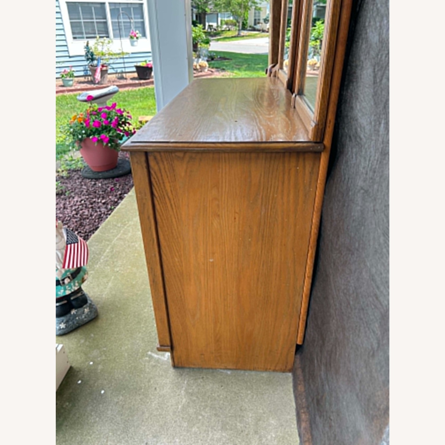 Vintage Solid Wood Dresser with Mirror - image-2