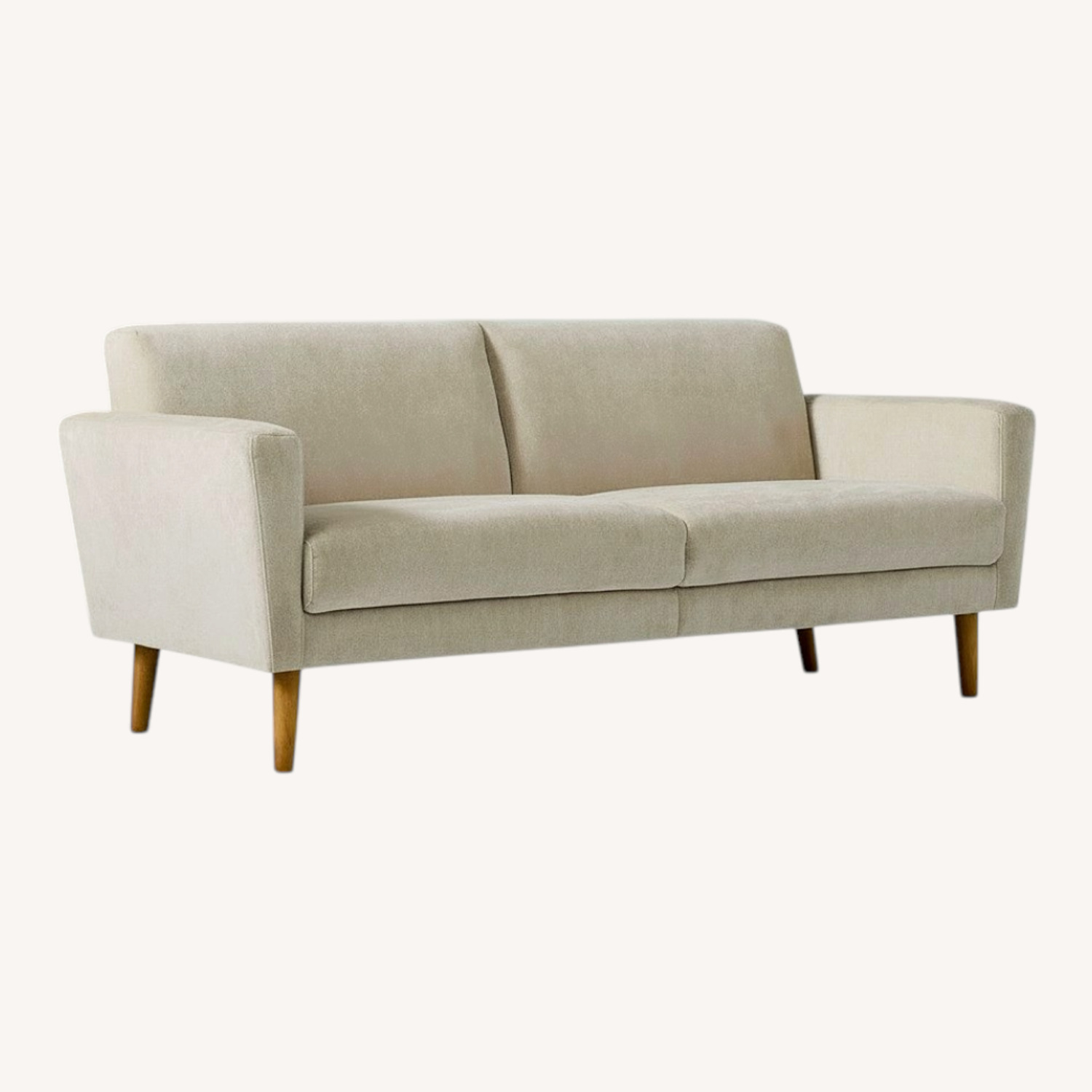 West Elm Oliver Dove Twill Sofa - image-0