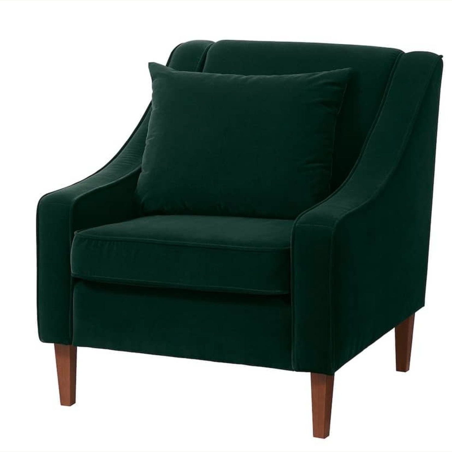 IKEA Flynshult Velvet Green Flynshult Chair - image-5